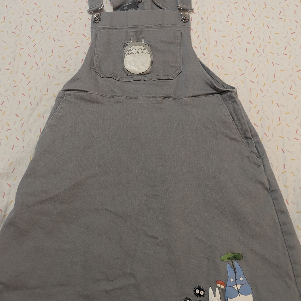 Her Universe Gray Totoro Skirt Overalls